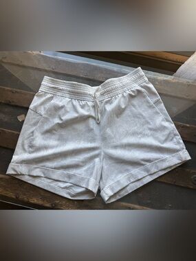 Lululemon Casual White Women's Drawstring Shorts